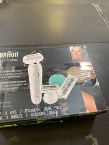 Braun Epilator Silk-épil 9 9-020 with Flexible Head, Facial Hair Removal for Women, Hair Removal Device, Shaver & Trimmer, Cordless, Rechargeable, Wet & Dry, Beauty Kit with Body Massage Pad photo 3