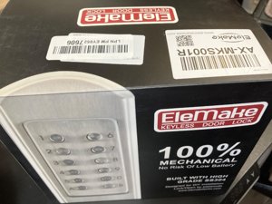 Keyless Mechanical Combination Door Lock Digital Code Keypad Security Entry Door Stainless Steel 304 Not Deadbolt (Only for The Left Handed Door Opens Inward) … (Right Handle) photo 2