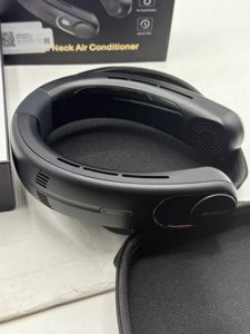 AMACOOL Portable Air Conditioner Portable Neck Fan, 3-Speed Hands Free, 5000mAh Rechargeable Battery Bladeless USB Fan, Long Lasting with LED Screen Cooling for Gift Working Travel Indoors & Outdoors photo 5