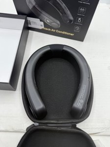 AMACOOL Portable Air Conditioner Portable Neck Fan, 3-Speed Hands Free, 5000mAh Rechargeable Battery Bladeless USB Fan, Long Lasting with LED Screen Cooling for Gift Working Travel Indoors & Outdoors photo 4