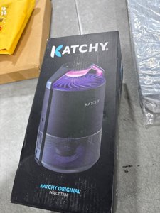 Katchy Indoor Insect Trap - Catcher & Killer for Mosquitos, Gnats, Moths, Fruit Flies - Non-Zapper Traps for Inside Your Home - Catch Insects Indoors with Suction, Bug Light & Sticky Glue (Black) photo 2