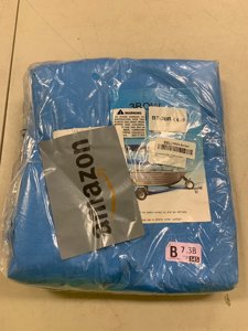 Seapisode 3 Bow Bimini Top Replacement Cover?600D Marine Grade Polyester Waterproof Sun Shade Boat Canopy?Easy Install Zipper Sleeves Boat Awning/Without Frame,Blue 6'L 79"-84" W photo 2