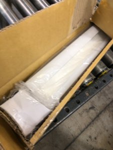 DEZ FURNISHINGS Cordless 1" Signature Light Filtering Cellular Shade, 62.5" W x 64" H, White photo 2