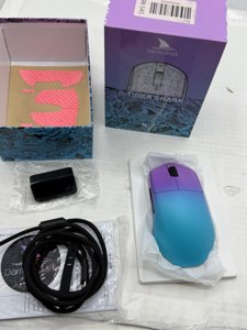 Darmoshark N7MAX Wireless Gaming Mouse,Tri-Mode 8K/USB-C/Bluetooth,Up to 30000DPI,PAW3950 Optical Sensor Lightweight 49g,5 programmable Button,Computer Mouse for Laptop,PC,Mac(Purple) photo 4