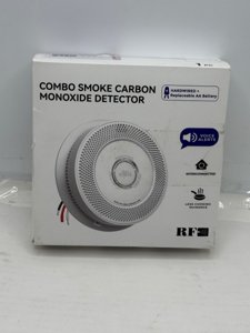 SITERWELL Hardwired Interconnected Smoke and Carbon Monoxide Detector, 10 Year Product Life Alarm Smoke Carbon Monoxide Detector with 2 AA Batteries Back Up, Smoke and CO Detector Voice Alert,1 Pack photo 3