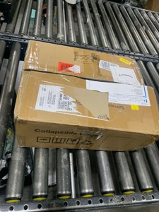 Collapsible Wagon Cart Foldable with 350lbs Weight Capacity, Lightweight Utility Shopping Cart with Wheels, Folding Grocery Wagon Carts Portable for Beach Garden Sports and Camping, Black photo 2