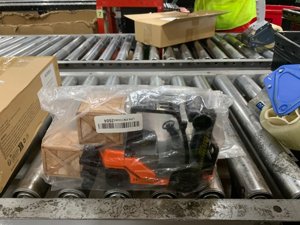 Liberty Imports Toy Forklift Truck with Pallet & Cargo - 1:22 Scale Friction Powered Wheels & Manual Lifting Control - Warehouse Lifting Vehicle for Kids Play photo 2