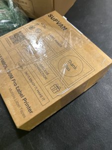 SUPVAN T50M Pro Bluetooth Label Maker Machine with 4 Tapes, Wide Waterproof Label, Versatile App with 40 Fonts and 650+ Icons, Inkless Labeler for Home, Kitchen, School, Office Organization, Black photo 3