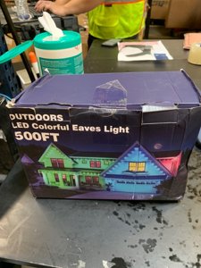 OUTDOOR LED COLORFUL EAVES LIGHT 500 FT photo 2