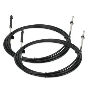 FQRANBO 19ft Boat Throttle and Shift Cables, 600A Gen I Remote Control Cable Fit for Mercury MerCruiser Marine Force Outboard Engine, Replace CC17919