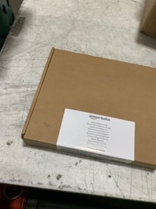 Amazon Basics Digital Kitchen Scale with LCD Display, Batteries Included, Weighs up to 11 pounds, Black and Stainless Steel photo 2