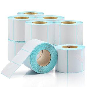 Bonvoisin Printing Scale Label Rolls, 58 X 40 mm, Barcode Label, 12 Rolls Per Case