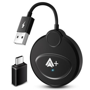 Android Auto Wireless Adapter with Video Streaming,Support Download Your Favorite App, Built-in YouTube/TikTok/Disney+/Prime Video etc,Plug N Play,Online Upgrade,Fit for OEM Wired Android Auto