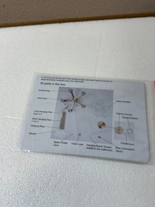 ALICE HOUSE 20 inch Dining Room Chandeliers, Brushed Brass Modern Farmhouse Lighting Fixture for Kitchen, Bedroom, Dress Room and Home Office AL5095-H5 photo 5