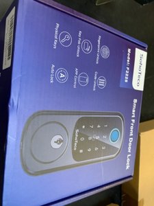 Smart Locks for Front Door, Fingerprint Keyless Entry Door Lock with Security Smart Deadbolt and Touchscreen Keypad, App Control, Auto Lock, Easy Install, Matte Black, (2025 Upgrade) photo 2