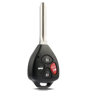 SUPALAND Key Fob Replacement Fits for 2007-2011 Toyota Camry / 2009-2010 Corolla Remote Control Keyless Entry Head Key FCC ID: HYQ12BBY,89070-06232, 4D67 (H) Chip, 4 Buttons