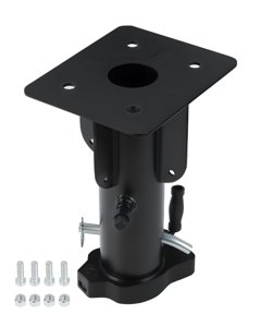 5th Wheel to Gooseneck Trailer Hitch Adapter, 15" 17'' 19" 21" Height Adjustable Cushioned Converter, 2-5/16" Ball Heavy-Duty Fifth Towing Gooseneck Hitches for Trailers, RVs