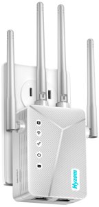 2025 WiFi Extender Signal Booster for Home & Outdoor - 5X Faster Internet Booster with Ethernet Port, Covers 10,000+ Sq.Ft House & Yard | Long Range Wireless Repeater Amplifier, Works with Any Router