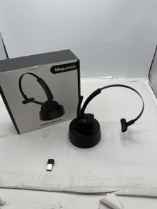 Mopchnic Bluetooth Headset, Wireless Headphone with Microphone, On Ear Bluetooth with USB Dongle for Office Call Center Skype Zoom Meeting Online Class (KH113M) photo 5