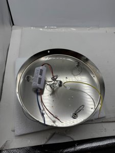 Brylokra 9.8 Inch Modern Crystal Chandelier Small Flush Mount Ceiling Light Fixture LED Crystal Ceiling Light for Bedroom Dining Living Room Hallway (6000K Cool White, Height Adjustable) photo 8