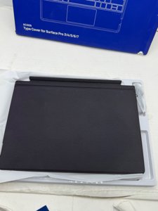 TECURS Bluetooth Keyboard for Surface Pro 7/7+/6/5/4/3 (12.3 inch), Wireless Bluetooth Connection 7-Colors Backlight Keyboard Type Cover, Touchpad, Sleep/Wake Function, Rechargeable Ultra-Thin Design photo 4