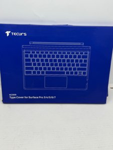 TECURS Bluetooth Keyboard for Surface Pro 7/7+/6/5/4/3 (12.3 inch), Wireless Bluetooth Connection 7-Colors Backlight Keyboard Type Cover, Touchpad, Sleep/Wake Function, Rechargeable Ultra-Thin Design photo 3