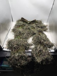 Ghillie Suit for Men Gilly Suit for Hunting Halloween Costume Airsoft Paintball AUSCAMOTEK Ghillie Suit for Men Gilly Suit for Hunting Halloween Costume Airsoft Paintball Hood Rifle Wrap Included-Small photo 7