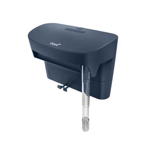 OASE BioStyle Thermo Power Filter with Built-in Heater for Aquariums up to 50 gallons, Multi-Stage Filtration, Easy Maintenance, Quiet Hang on Back Filter, Navy Blue