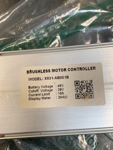 NULKOMMA Electric Bicycle Controller X031-AB001B 48V 18A Brushless Motor Controller for Electric Bicycle E-Bike Scooter Tricycle Display Meter M5 Electric Speed Controller photo 2