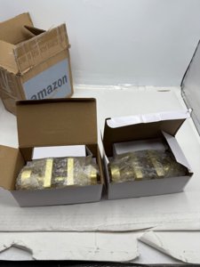 goldenwarm Passage Door Knobs Gold, Zinc-Alloy Heavy Duty Closet Door Knob, Contemporary Brass Door Knobs Passage, Brushed Gold Door Knob Handle for Hallway(2 Pack) photo 4