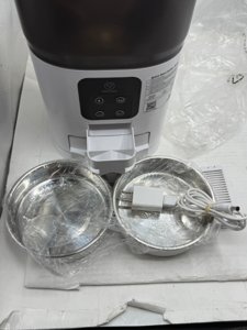 PAPIFEED 7L Automatic Cat Feeder for 2 Cats, 2-Way Splitter Timed Cat Dry Food Dispenser with 2 Bowls, Programmable Control 1-12 Meals, Dual Power Supply, Auto Pet Feeder for Multi-Pet photo 7