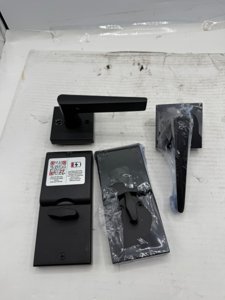 NEWBANG Left-Handed Matte Black Electronic Smart Handleset with Keypad Lock for Double Front Door?Keys Reserved?,MDHST2016DB-E-SET-LH photo 12