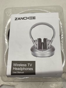 ZANCHIE Wireless TV Headphones Over Ear Headsets-RF Transmitter Charging Dock, Hi-Fi Stereo Cordless Headphones for TV, Adjustable Lightweight Rechargeable 10Hrs Battery for Hard of Hearing, 330ft photo 5