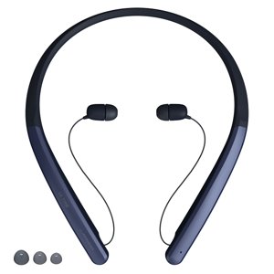 LG Tone Flex Wireless Bluetooth Stereo Neckband Earbuds HBS-XL7-32-Bit Hi-Fi DAC, Meridian Audio, Blue