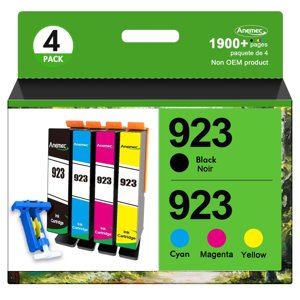 923 Ink Cartridges Combo Pack 923XL High Yield Compatible for HP 923 Ink