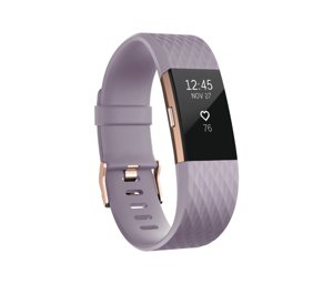 Fitbit Charge 2 Heart Rate + Fitness Wristband, Special Edition, Lavender Rose Gold, Large (US Version)