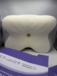 Fyova Neck Pillow Patented Contour Design with Premium Memory Foam for Neck Pain Relief Adjustable for All Sleepers photo 3