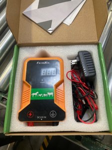 12KV Electric Fence Charger,2 Joules Pulse Energy,Coverage Length Up to 15Km,Waterproof,Suitable for Protecting Dogs,Farm Animals,Pets,Poultry,Ranches and Gardens photo 2