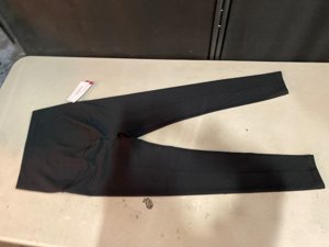 Size S Over Belly High-Rise Active Maternity Leggings - Isabel Maternity by Ingrid & Isabel™ Black S: Recycled Polyester, Spandex, Slim Leg photo 2