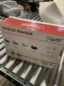 Homemate Heated Electric Blanket Queen Size - 84"x90" Heating Bed Blanket Throw with 10 Heating Levels 8 Hours Auto Off Fast Heating Over-Heat Protection Ultra Soft Flannel ETL Certified, Grey photo 2