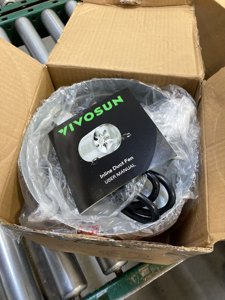 VIVOSUN 8 Inch Inline Duct Fan 420 CFM, HVAC Exhaust Ventilation Fan with Low Noise for Basements, Bathrooms, Kitchens and Attics, Silver photo 2