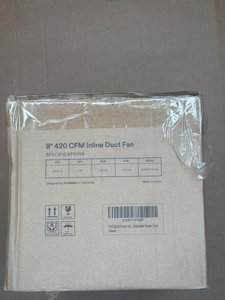 VIVOSUN 8 Inch Inline Duct Fan 420 CFM, HVAC Exhaust Ventilation Fan with Low Noise for Basements, Bathrooms, Kitchens and Attics, Silver photo 4