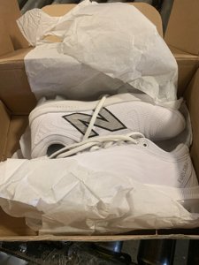 New Balance Women's FuelCell Fuse V4 Molded Softball Shoe, Optic White/Raincloud, 6.5 M photo 2