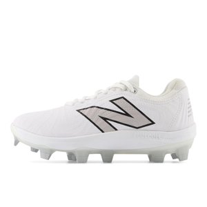 New Balance Women's FuelCell Fuse V4 Molded Softball Shoe, Optic White/Raincloud, 6.5 M