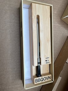 BBQOVN WiFi Sub-1G Wireless Meat Thermometer Unlimited Range, Check Temp Anywhere,7 NIST Certified Sensors with Ambient Temp, Monitor for BBQ, Grill, Oven, Smoker, Air Fryer (Black) photo 4