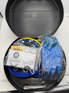 Snow-Chains Easy Install Tire-Chains, One-Pull Fit Design Tire Snow Chains for Passenger Cars, Sedan, SUVs, Emergency Winter Tire Traction Car Tires 235 245 255 275 - Set of 2 (KN140) photo 7