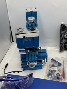 Universal Mini Metal Milling Machine Motorized Metalworking DIY Tool Benchtop Woodworking for Hobby Science Education Modelmaking W10004M AC100V~240V (36W Milling) photo 6