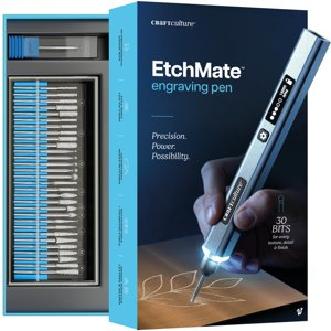EtchMate Engraving Pen for Metal, Wood, Glass, Plastic & All Materials - Engraver Pen Tool - Teen Boy Gifts - Unique Gifts for Women, Teenage Girl - Cool Christmas Gift Ideas - Craft Kits for Adults factory sealed