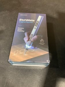 EtchMate Engraving Pen for Metal, Wood, Glass, Plastic & All Materials - Engraver Pen Tool - Teen Boy Gifts - Unique Gifts for Women, Teenage Girl - Cool Christmas Gift Ideas - Craft Kits for Adults factory sealed photo 2