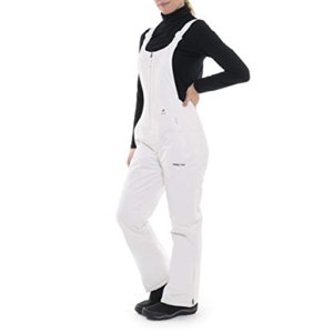 Arctix Women's Essential Insulated Bib Overalls, White, Small Tall